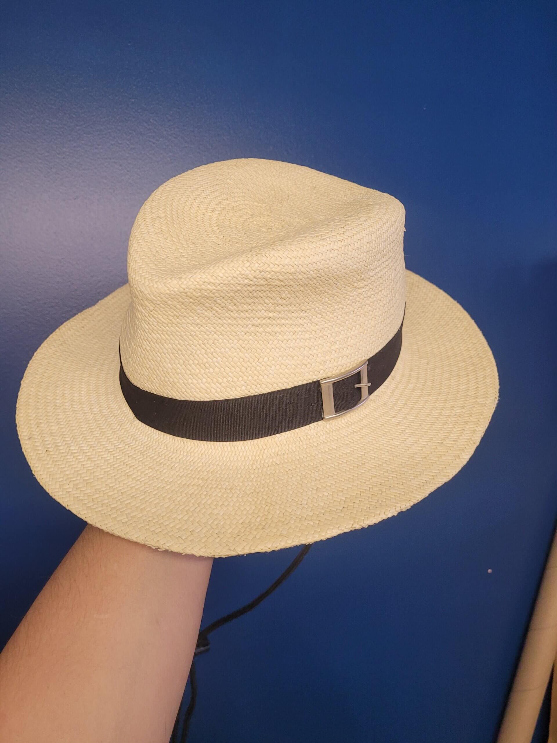 Fédora paille de panama